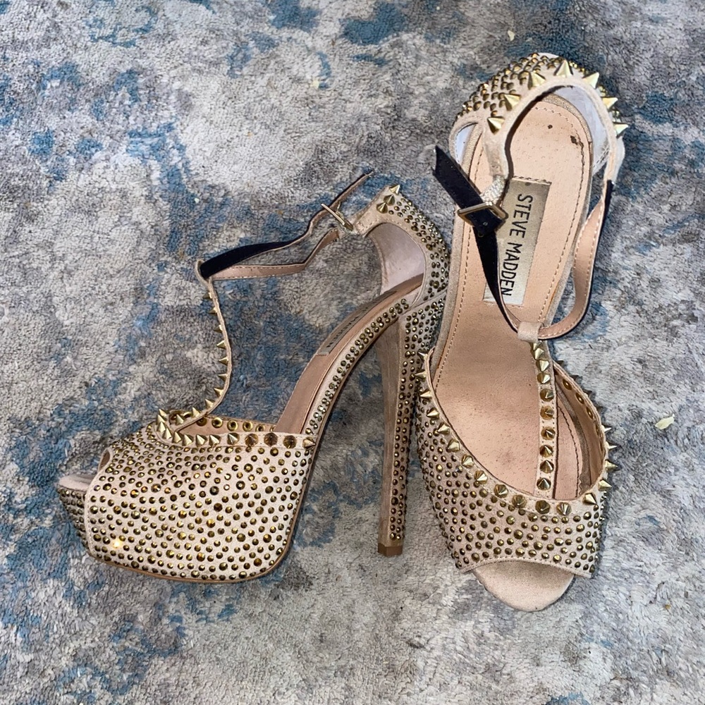 Steve Madden rhinestone heels